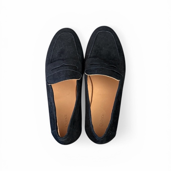 Quince Shoes - Quince black suede loafer